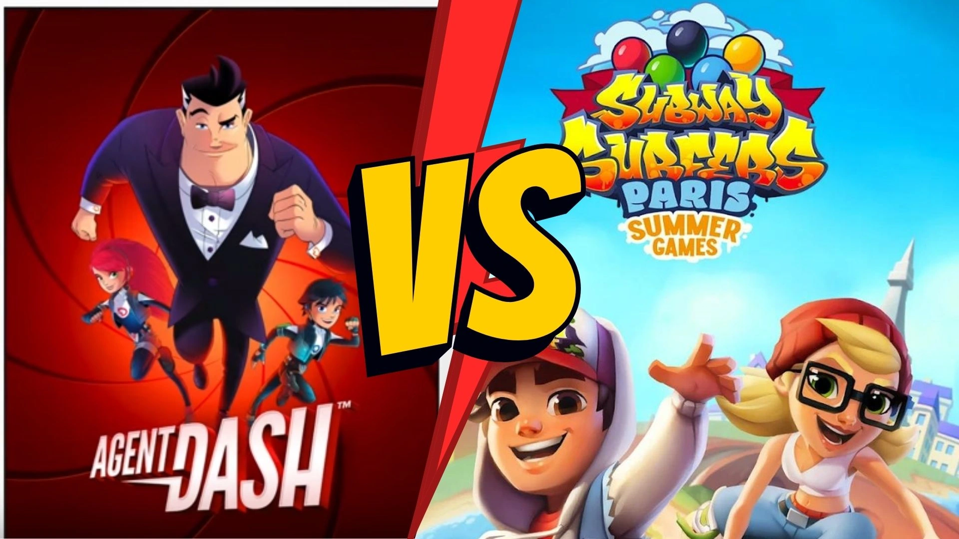 Subway Surfers vs Agent Dash 1 Subway Surfers vs Agent Dash