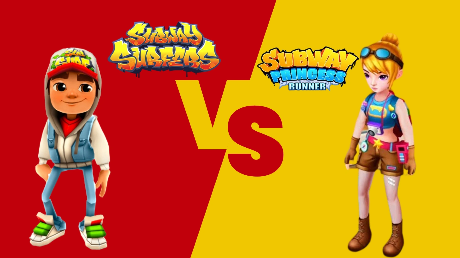 Subway Surfers vs Subway Princess Runner 1 Subway Surfers vs Subway Princess Runner